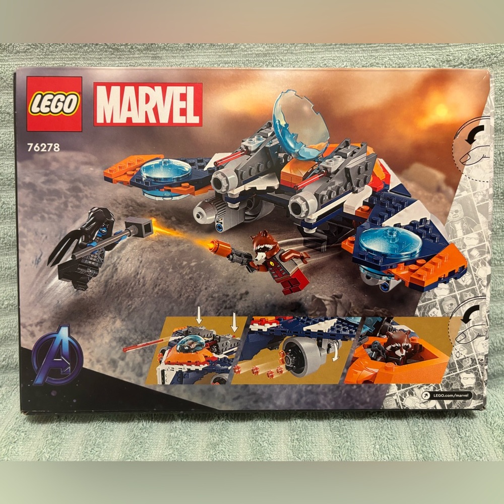 LEGO Marvel The Infinity Saga Rocket's Warbird vs. Ronan 76278 NIB    290 piece - Picture 3 of 6